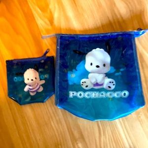 Vintage Sanrio’s Pochacco  bags with zippers